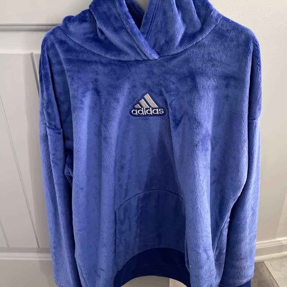 Adidas fleece girls hoodie